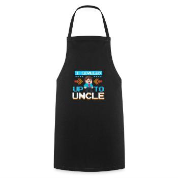 Onkel Gamer Nichte Neffe Zocken Familie Geschenk - Kochschürze - Schwarz - Vorne - AI Model Male 185 dark (185cm)