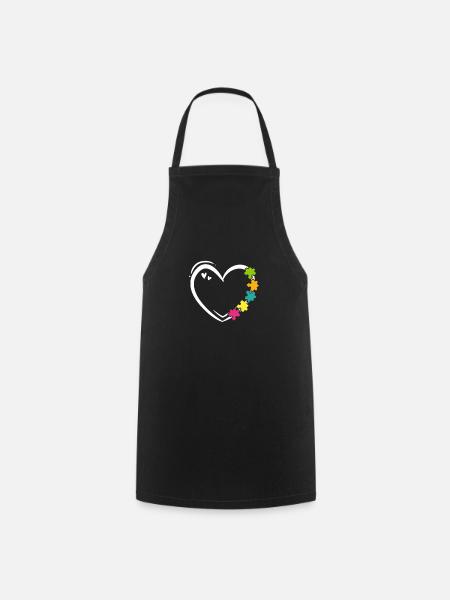 Autismus Autist Asperger Syndrom Autism Geschenk - Kochschürze - Schwarz