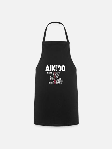 Aikido - Kochschürze - Schwarz