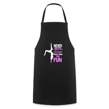 Pole Dance Poledance cadeau de danse pole dance - Tablier de cuisine - noir - Devant - AI Model Male 185 dark (185cm)