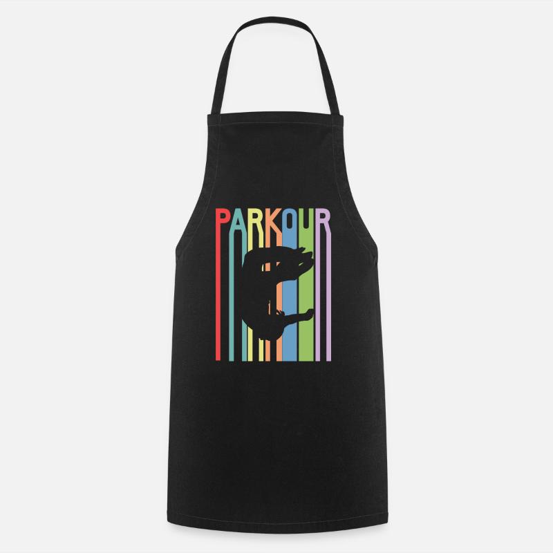 Parkour - Tablier de cuisine - noir