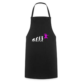 Handball Evolution Handball Player Sport Femmes - Tablier de cuisine - noir - Devant - AI Model Male 185 dark (185cm)