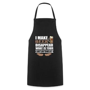 Beer funny sayings beer drinker gift - Cooking Apron - black - Front - AI Model Male 185 dark (185cm)