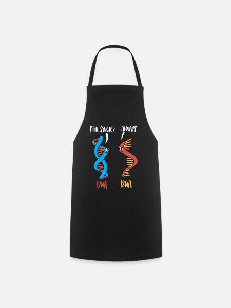 DNA RNA Lustiges Biologie Anatomie Genetik Gift - Kochschürze - Schwarz