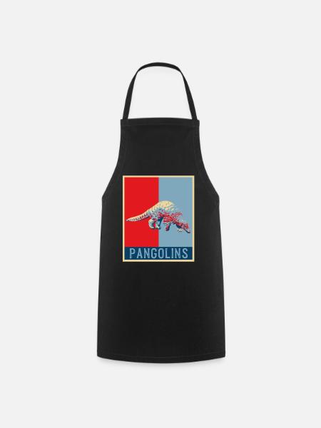Pangolin gift pangolin tshirt pangolin - Cooking Apron - black