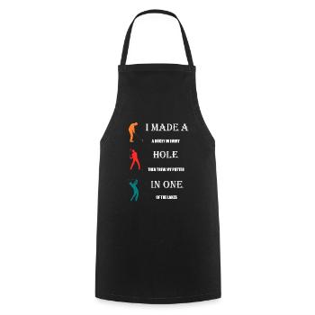 Golfing Golf Saying Golfer Men Gift - Cooking Apron - black - Front - AI Model Male 185 dark (185cm)