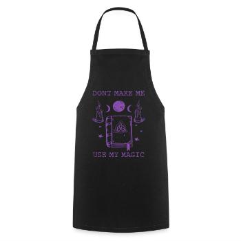 Wicca Witchcraft Hexen Magical - Kochschürze - Schwarz - Vorne - AI Model Male 185 dark (185cm)