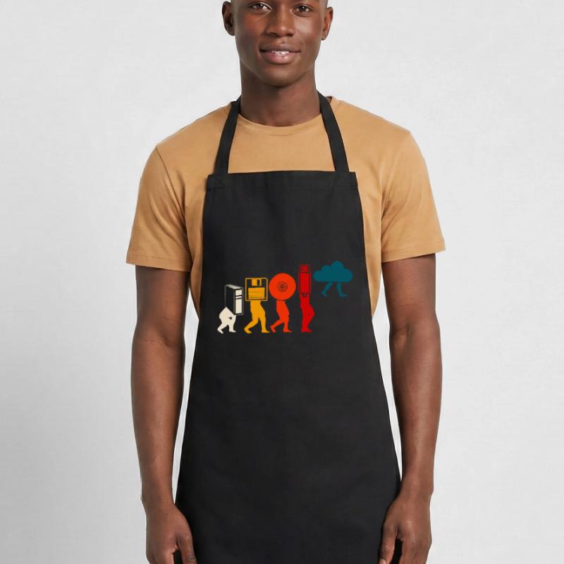 Évolution du programmeur Cloud. Tablier de cuisine