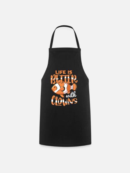 Saltwater Aquarium Aquarium - Cooking Apron - black