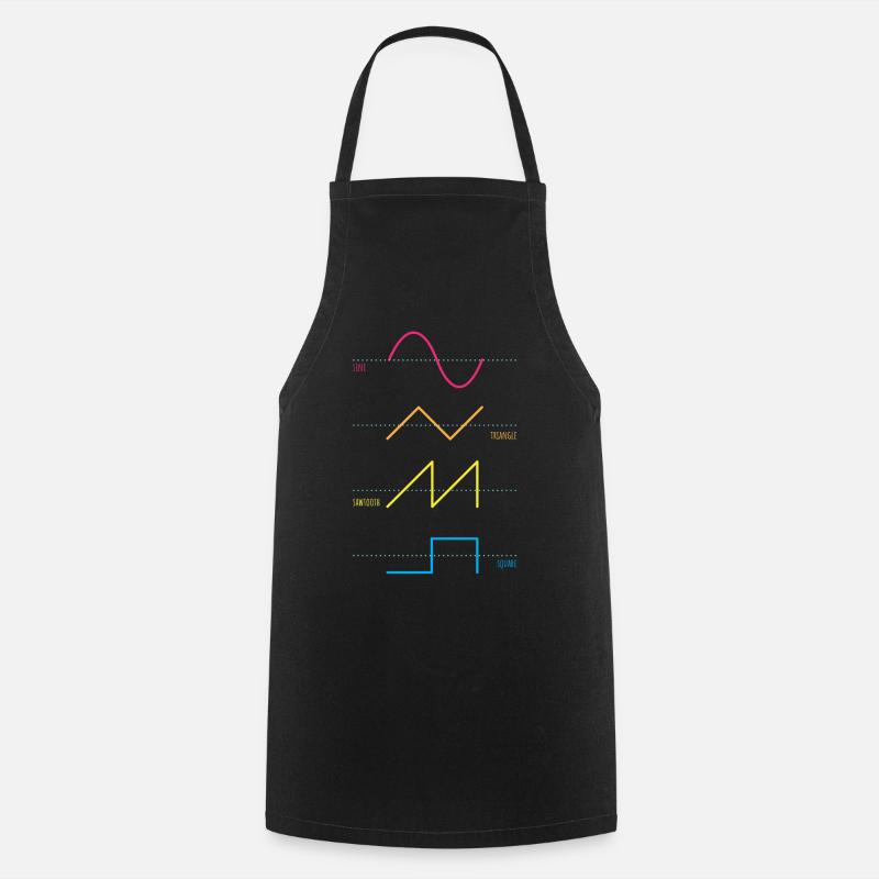 Synthétiseur Audiowaves Analogique Numérique - Tablier de cuisine - noir