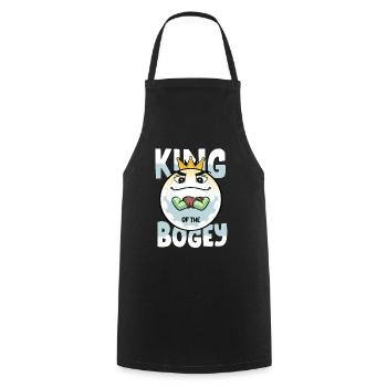 Golf Player Golf King Of The Bogey Golf - Cooking Apron - black - Front - AI Model Male 185 dark (185cm)