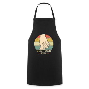BEST DAD BEST DAD Father's Day - Cooking Apron - black - Front - AI Model Male 185 dark (185cm)