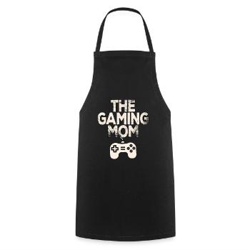 Gaming Mom Gambler Mama Mami Gaming Controller - Cooking Apron - black - Front - AI Model Male 185 dark (185cm)