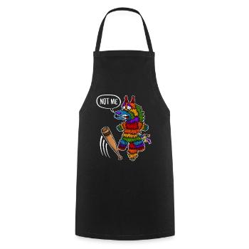 Fiesta Mexicana Party Cinco De Mayo Pinata - Cooking Apron - black - Front - AI Model Male 185 dark (185cm)