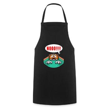 Billiard Player Scratch Billiard - Cooking Apron - black - Front - AI Model Male 185 dark (185cm)