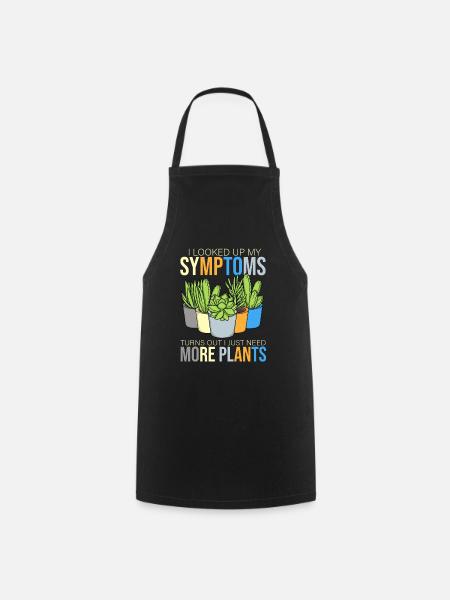 Plantes en pot Cadeau Femmes Fleuriste Plantes - Tablier de cuisine - noir