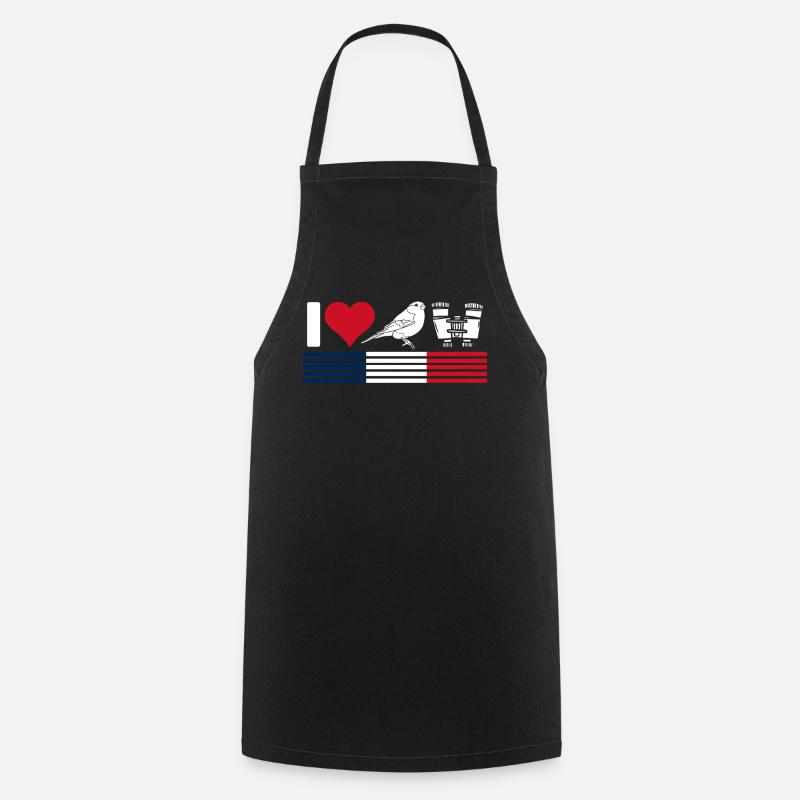 Bird watching, ornithology - Cooking Apron - black