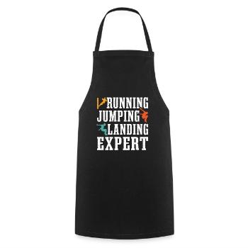 Running Jumping Landing Expert Free Runner - Tablier de cuisine - noir - Devant - AI Model Male 185 dark (185cm)