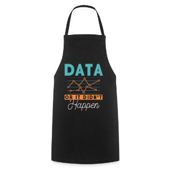 Collecte de données - Thérapeutes analystes comportementaux - Tablier de cuisine - noir - Devant - AI Model Male 185 dark (185cm)