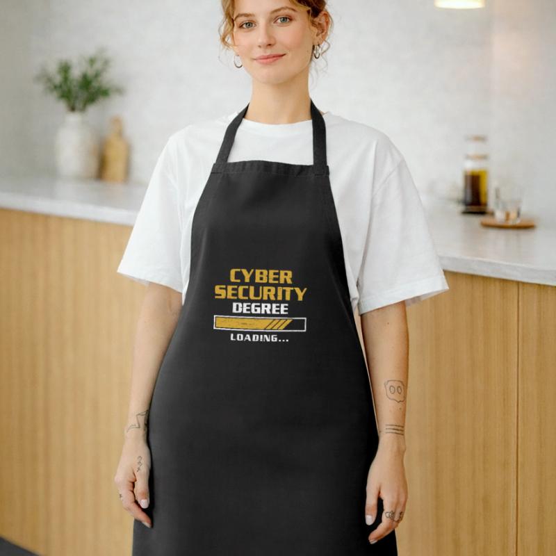 Hacking Cybersecurity Degree Loading Hacker Cooking Apron