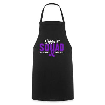 Alzheimer Awareness Squad - Kochschürze - Schwarz - Vorne - AI Model Male 185 dark (185cm)