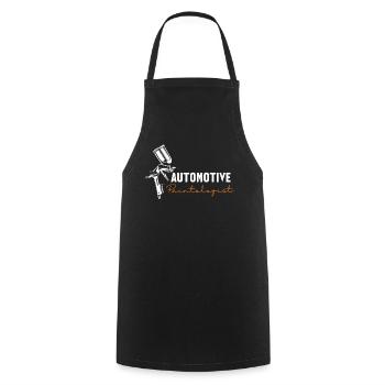 Car Painter, Paintologist Automotive Painter - Cooking Apron - black - Front - AI Model Male 185 dark (185cm)
