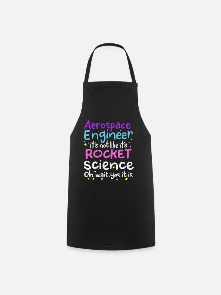 Ingénieur aérospatial, Rocket Science - Tablier de cuisine - noir