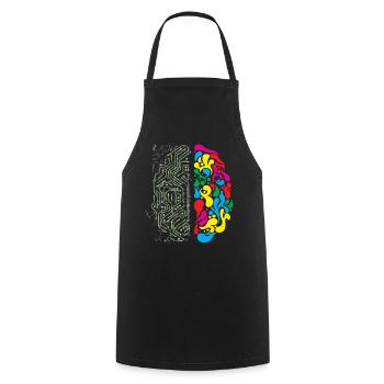 Acadia National Park - Cooking Apron - black - Front - AI Model Male 185 dark (185cm)