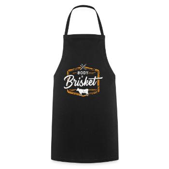 Smokoligist, BBQ, Grill, - Kochschürze - Schwarz - Vorne - AI Model Male 185 dark (185cm)