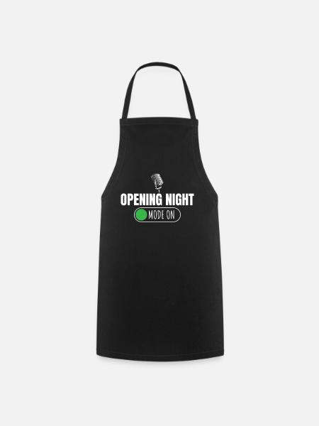 Opernsänger, Gesang, Opera - Kochschürze - Schwarz