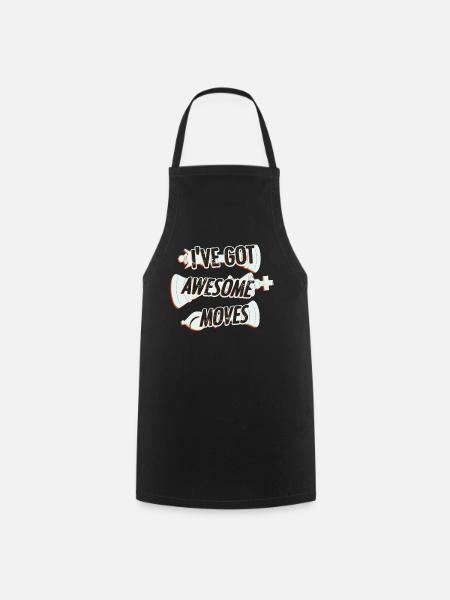 échecs, joueur d’échecs, citation d’échecs - Tablier de cuisine - noir