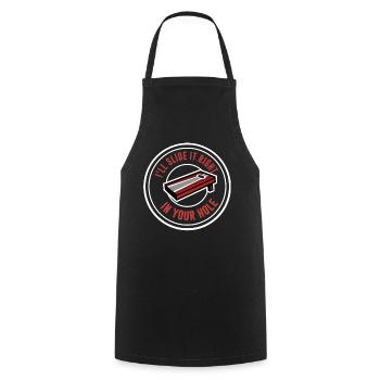 Cornhole, Cornhole Funny, Sasquatch, - Tablier de cuisine - noir - Devant - AI Model Male 185 dark (185cm)