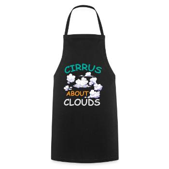Meteorologist, meteorologist, weather forecast - Cooking Apron - black - Front - AI Model Male 185 dark (185cm)