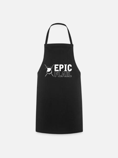 Larp, Larping, Jeu de rôle - Tablier de cuisine - noir