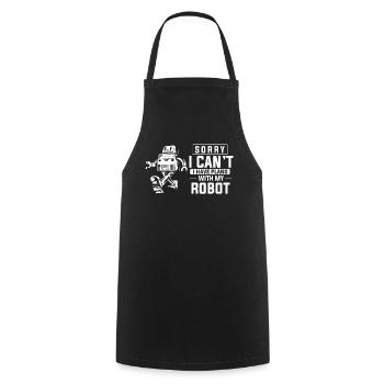 Robotics, Robotics Engineer - Cooking Apron - black - Front - AI Model Male 185 dark (185cm)