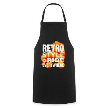 Skating, roller skating - Cooking Apron - black - Front - AI Model Male 185 dark (185cm)