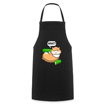 Hamster For Girls Hamster Owner Hamster Lovers - Cooking Apron - black - Front - AI Model Male 185 dark (185cm)