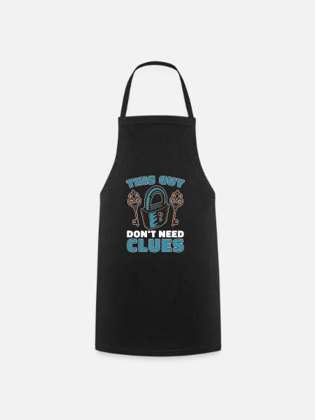 Escape Room Escape Room Lover Escaping - Cooking Apron - black