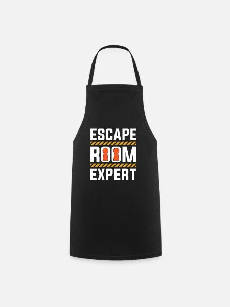 Escape Room Escape Room Lover Escaping - Cooking Apron - black
