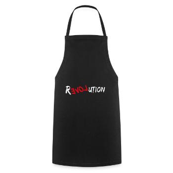 RevoLution - Kochschürze - Schwarz - Vorne - AI Model Male 185 dark (185cm)