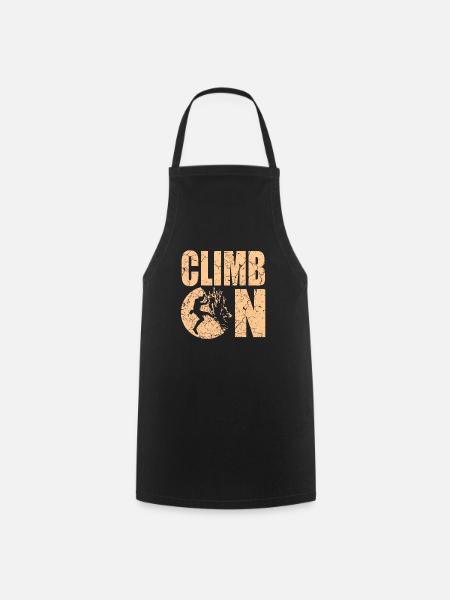 Escalade alpinisme alpinisme - Tablier de cuisine - noir