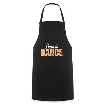 To dance - Cooking Apron - black - Front - AI Model Male 185 dark (185cm)