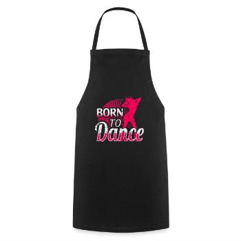 Dancing Dancer Dancer Club Party - Cooking Apron - black - Front - AI Model Male 185 dark (185cm)