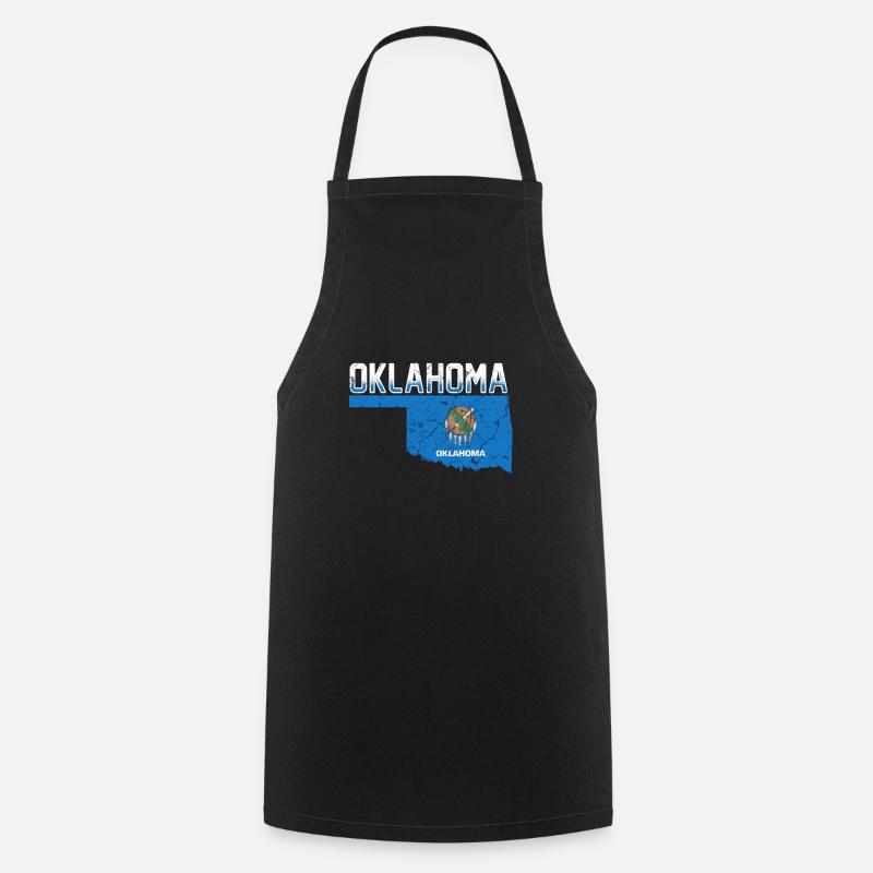Oklahoma USA - Tablier de cuisine - noir
