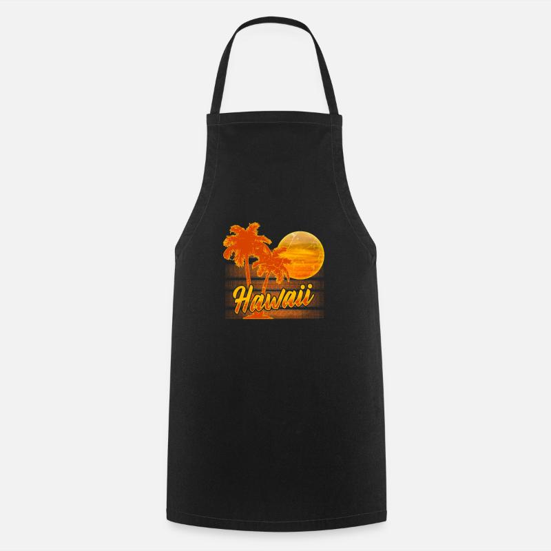 Hawaii - Tablier de cuisine - noir