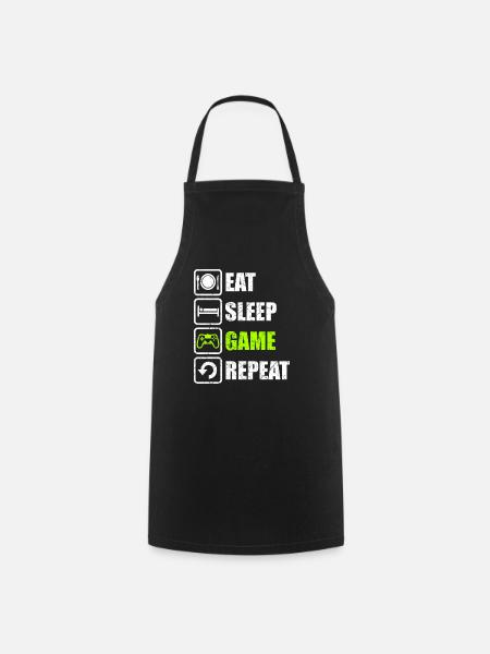 Gaming Gamer Game - Cooking Apron - black
