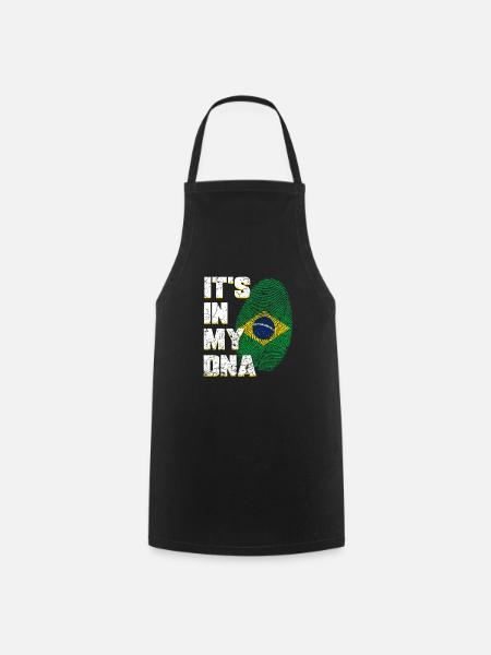 Brazil Brazilian Brazilian - Cooking Apron - black