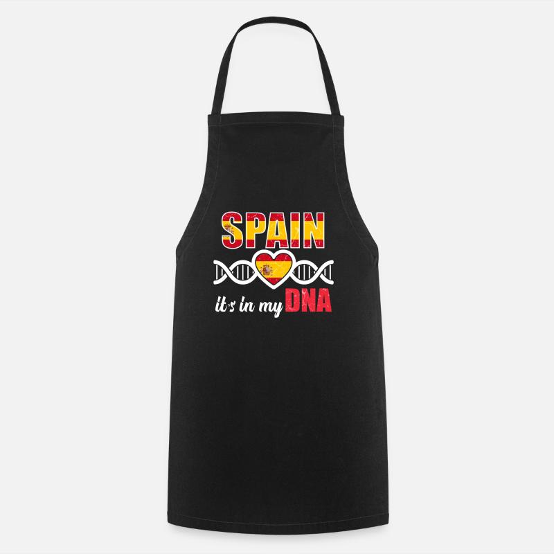 Spanien Spanier - Kochschürze - Schwarz