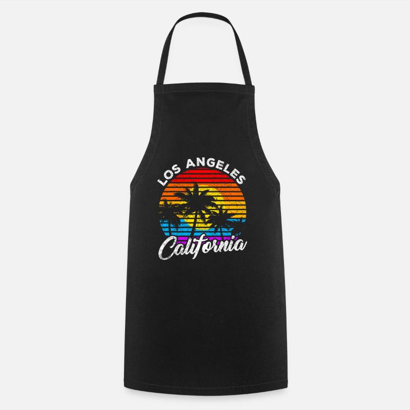 Los Angeles - Cooking Apron - black