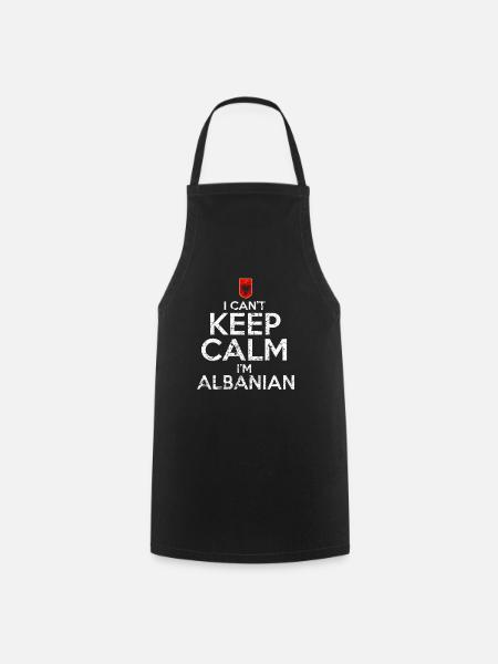 Albanian - Cooking Apron - black